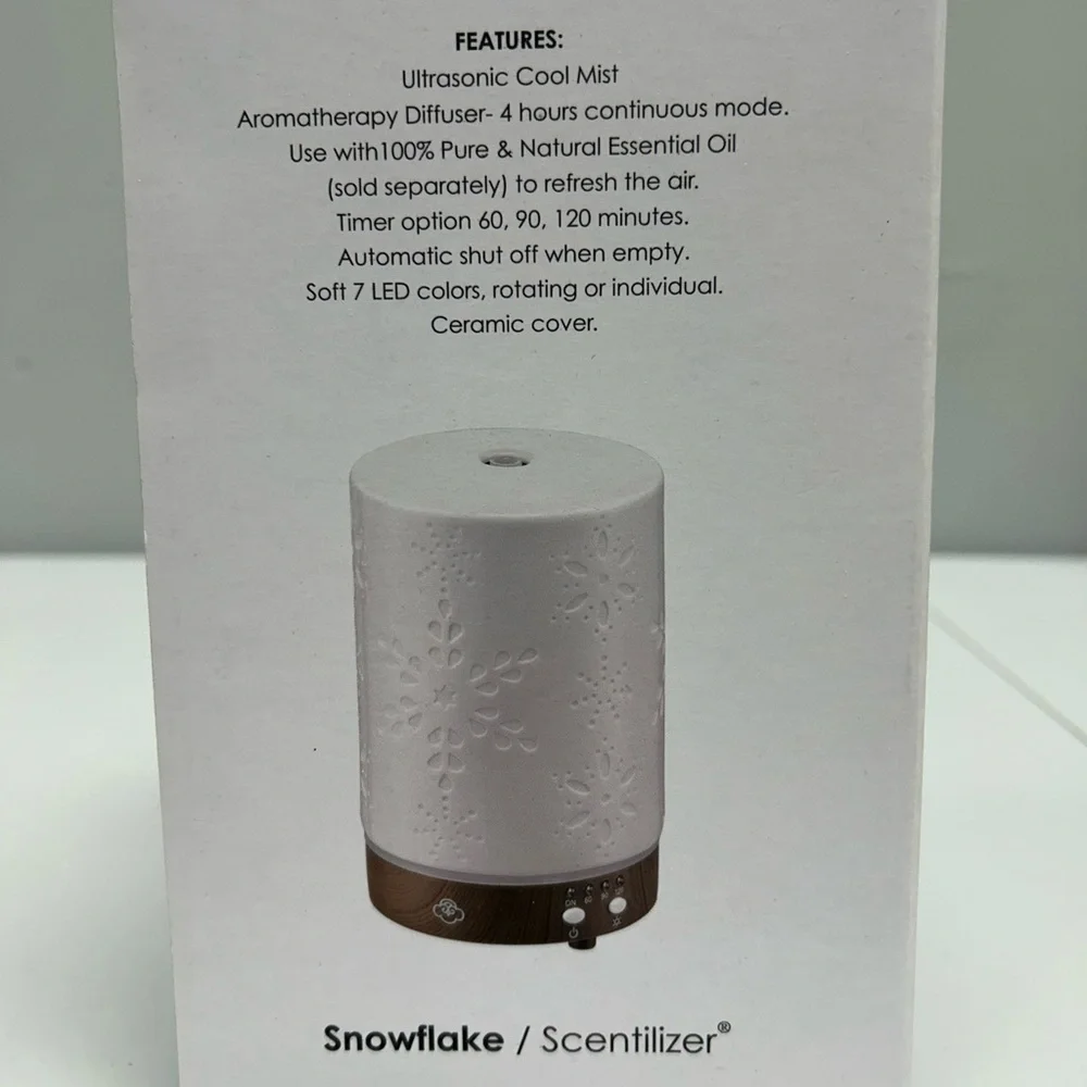 Serene House Ultrasonic Aroma Diffuser - Snowflake